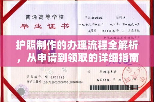 台南护照制作的办理流程全解析，从申请到领取的详细指南